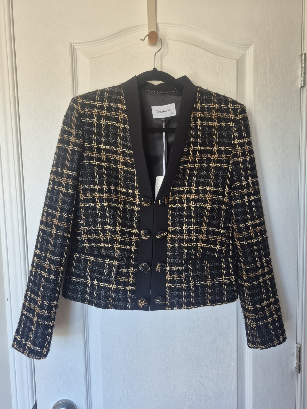 Balmain-Style Tweed Blazer